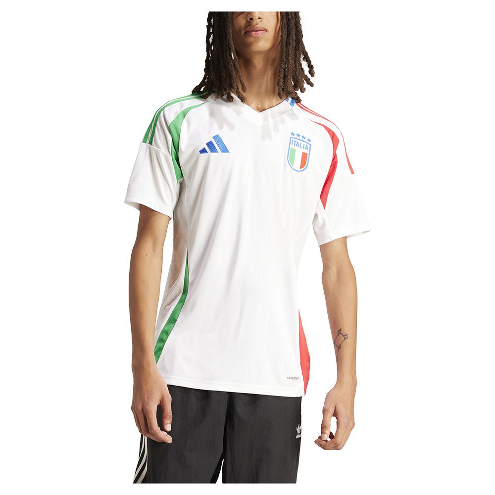 Adidas Italy 23/24 Short Sleeve T-shirt Away Weiß M von Adidas