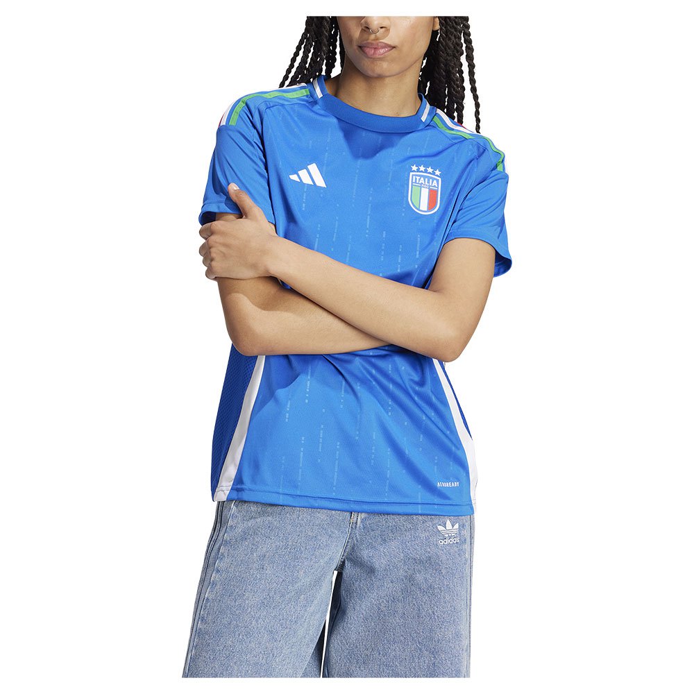 Adidas Italy 23/24 Home Woman Short Sleeve T-shirt Blau S Adidas Italy 23/24 Home Woman Short Sleeve T-shirt Blau S von Adidas
