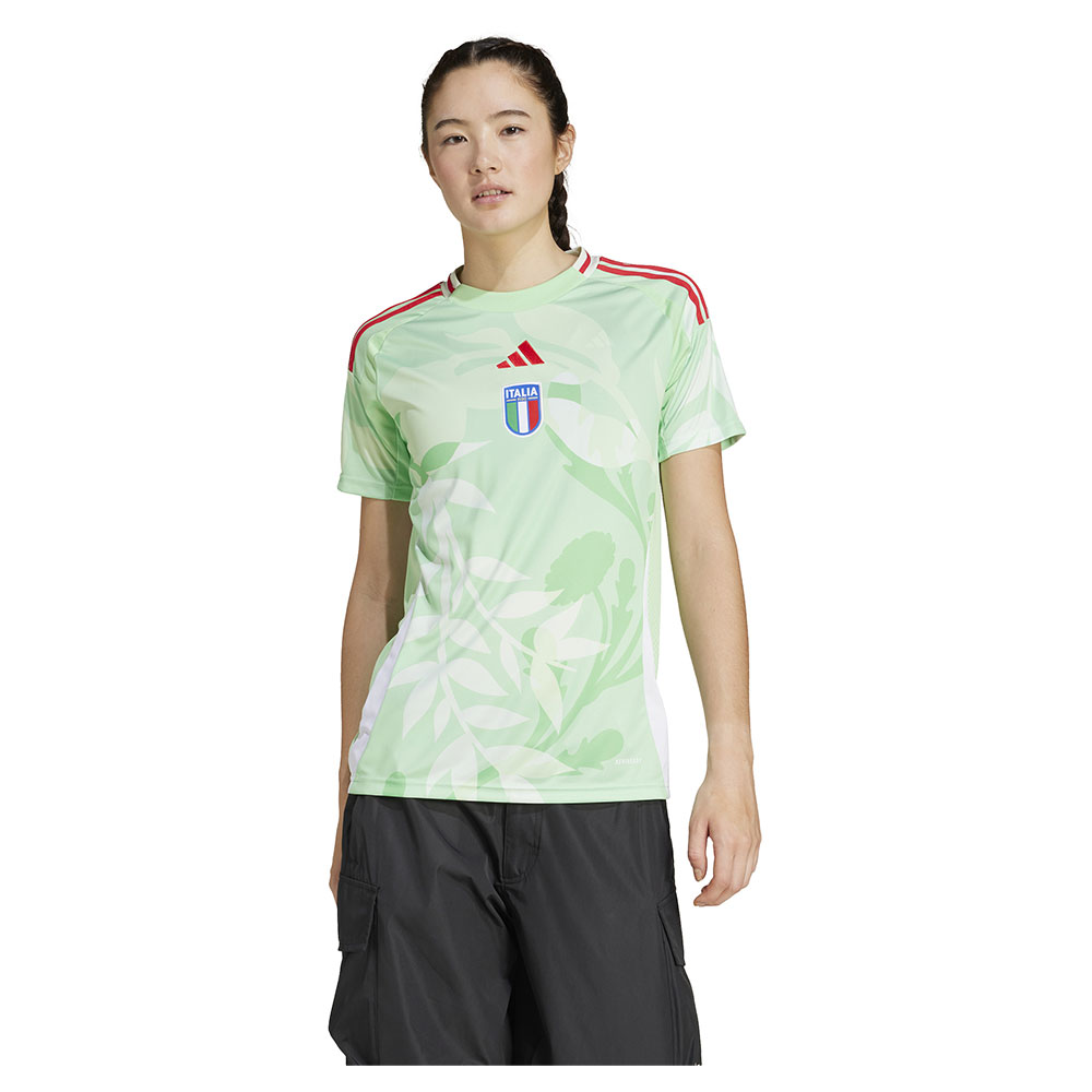 Adidas Italy 24/25 Away Woman Short Sleeve T-shirt Grün XS von Adidas