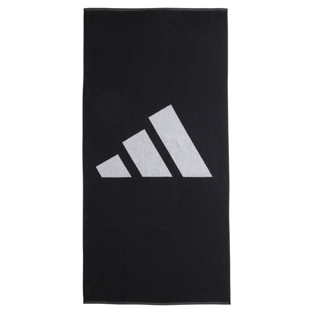 Adidas Large 3 Stripes Towel Schwarz von Adidas