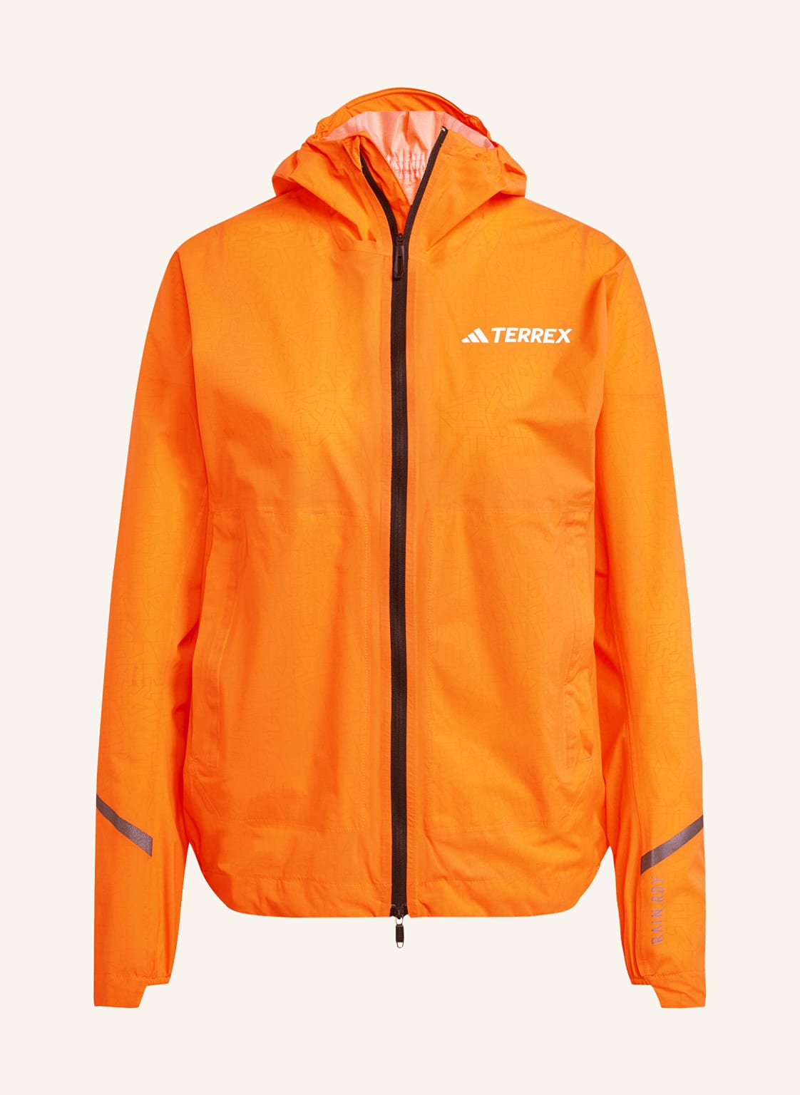 Adidas Laufjacke Terrex Xperior 2.5l Light Rain.Rdy orange von Adidas