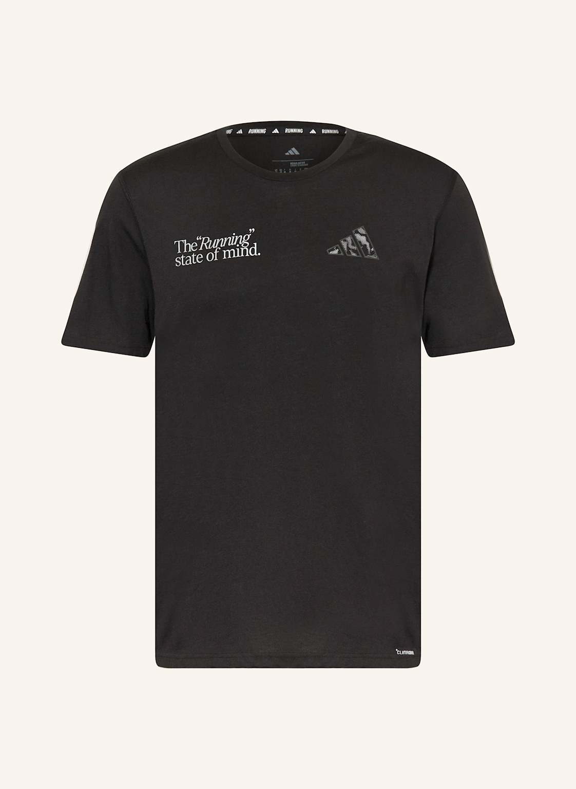 Adidas Laufshirt Ultimate schwarz von Adidas