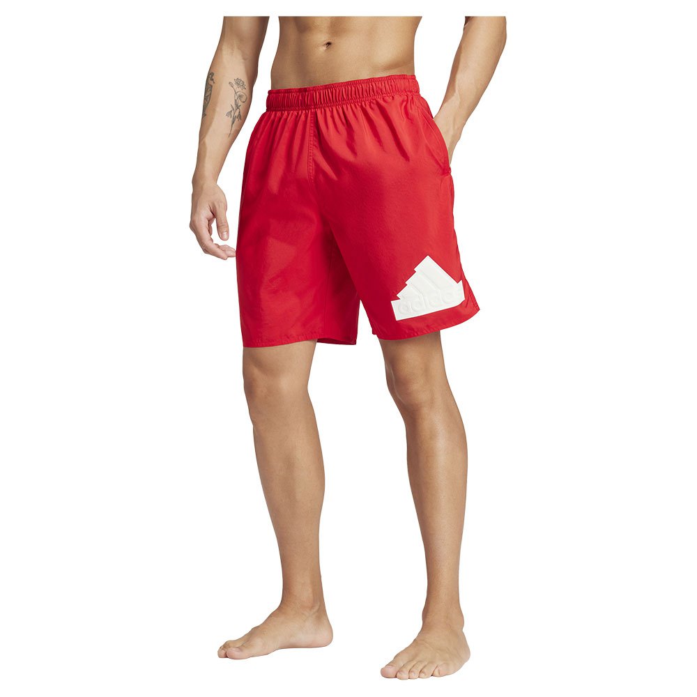 Adidas Logo Clx Swimming Shorts Rot S Mann von Adidas