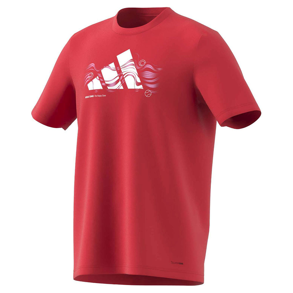 Adidas Logo Heat Graphic Short Sleeve T-shirt Rot XS Mann von Adidas