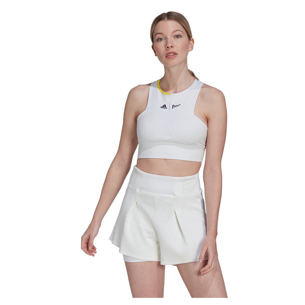 Adidas London Crop Sleeveless T-shirt Weiß M Frau Adidas London Crop Sleeveless T-shirt Weiß M Frau von Adidas