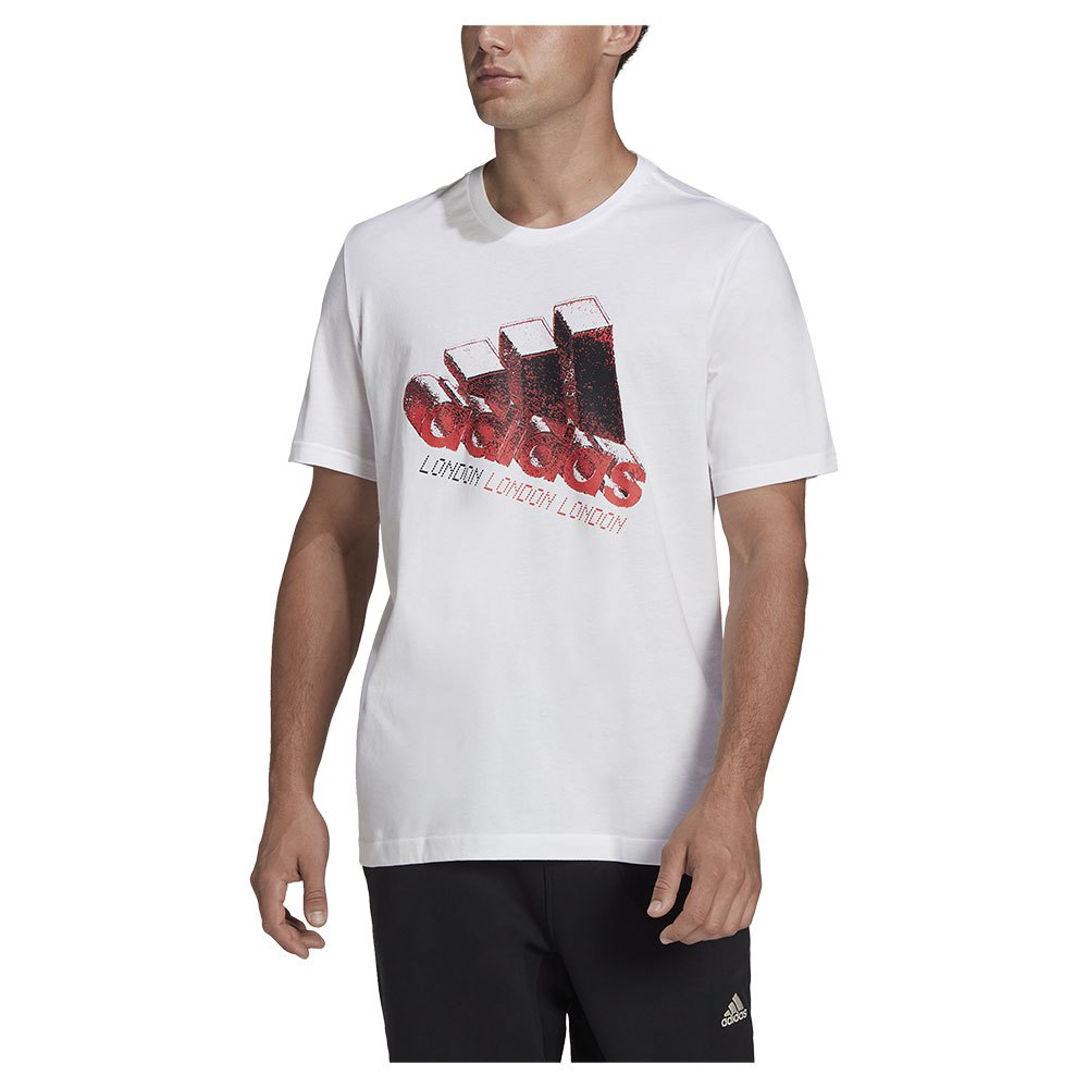 Adidas London Logo Carrier Short Sleeve T-shirt Weiß L Mann Adidas London Logo Carrier Short Sleeve T-shirt Weiß L Mann von Adidas