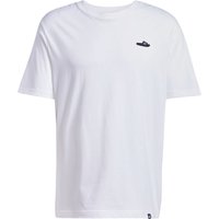 Adidas Lounge Slide Graphic T-shirt Herren Weiß - S von Adidas