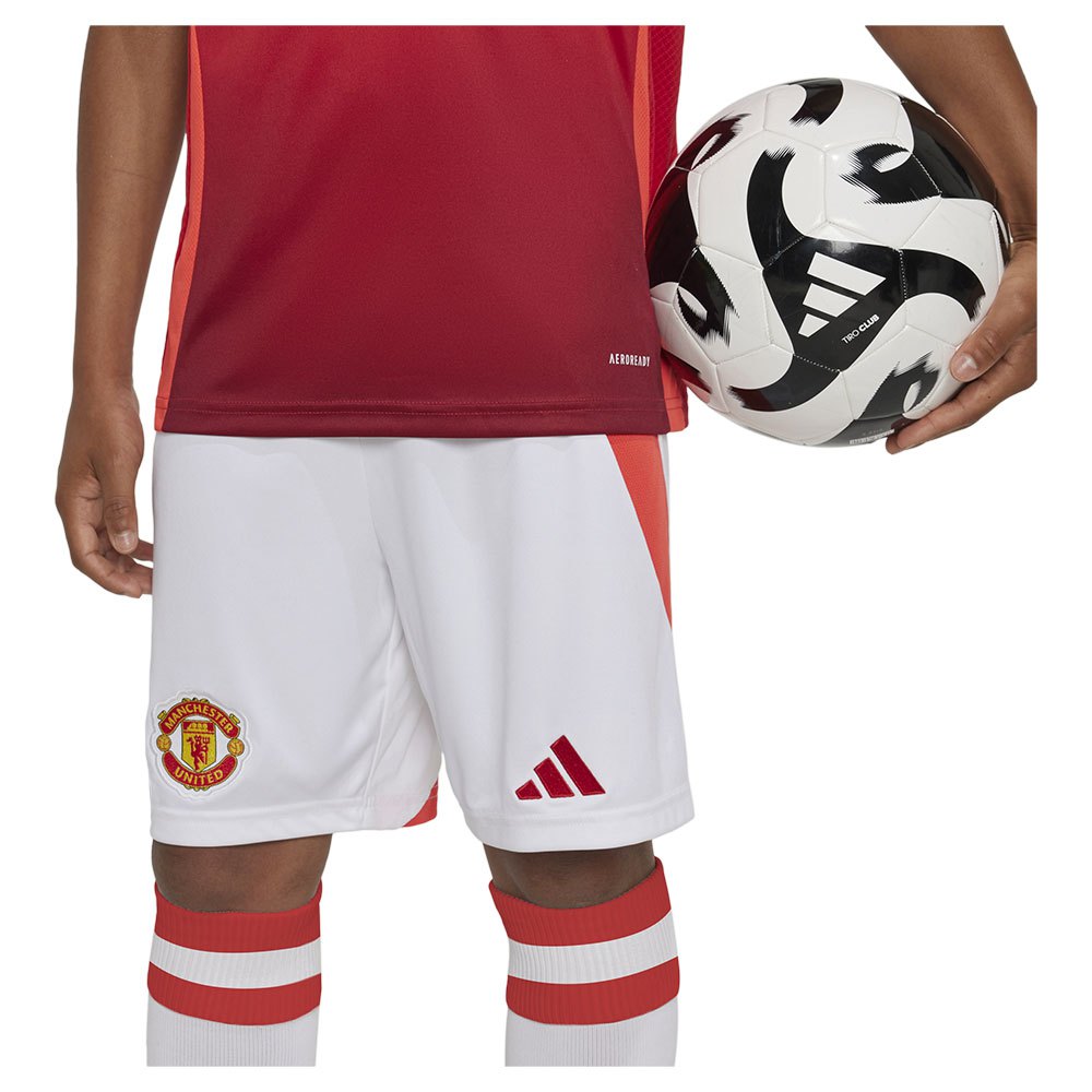 Adidas Manchester United 24/25 Junior Home Shorts Rot 13-14 Years von Adidas