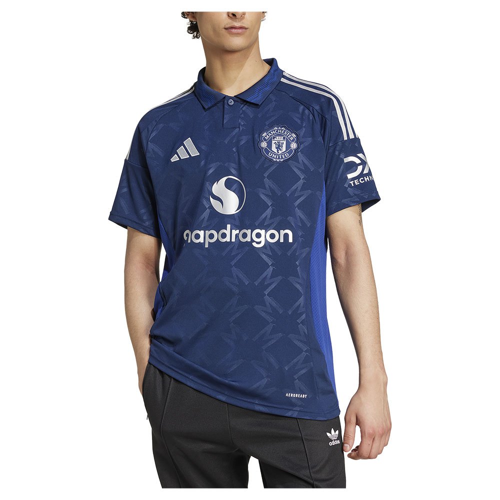Adidas Manchester United 24/25 Away Short Sleeve T-shirt Blau 2XL Adidas Manchester United 24/25 Away Short Sleeve T-shirt Blau 2XL von Adidas