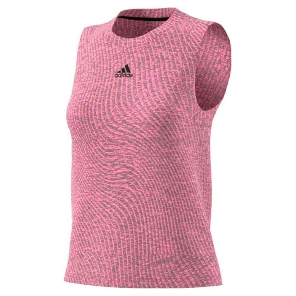 Adidas Match Sleeveless T-shirt Rosa L Frau Adidas Match Sleeveless T-shirt Rosa L Frau von Adidas