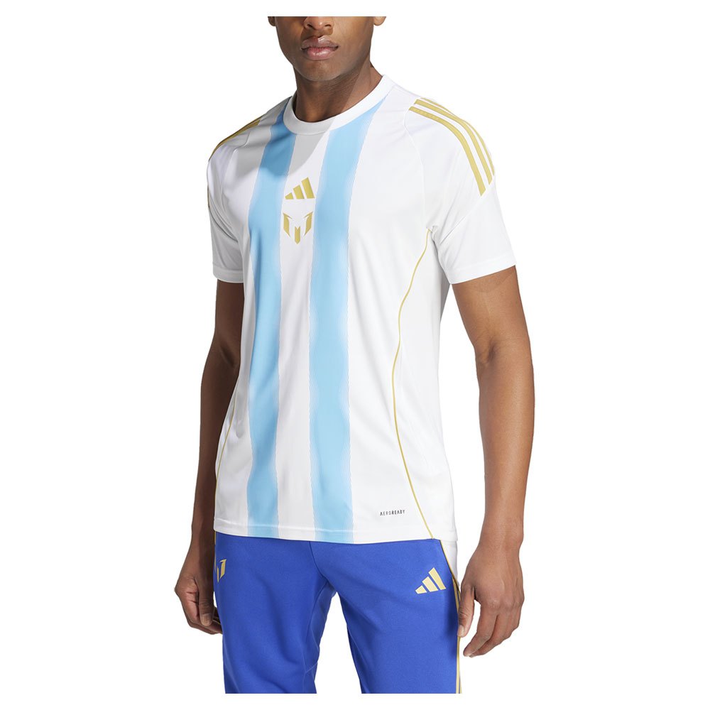 Adidas Messi Training Short Sleeve T-shirt Weiß S Mann von Adidas