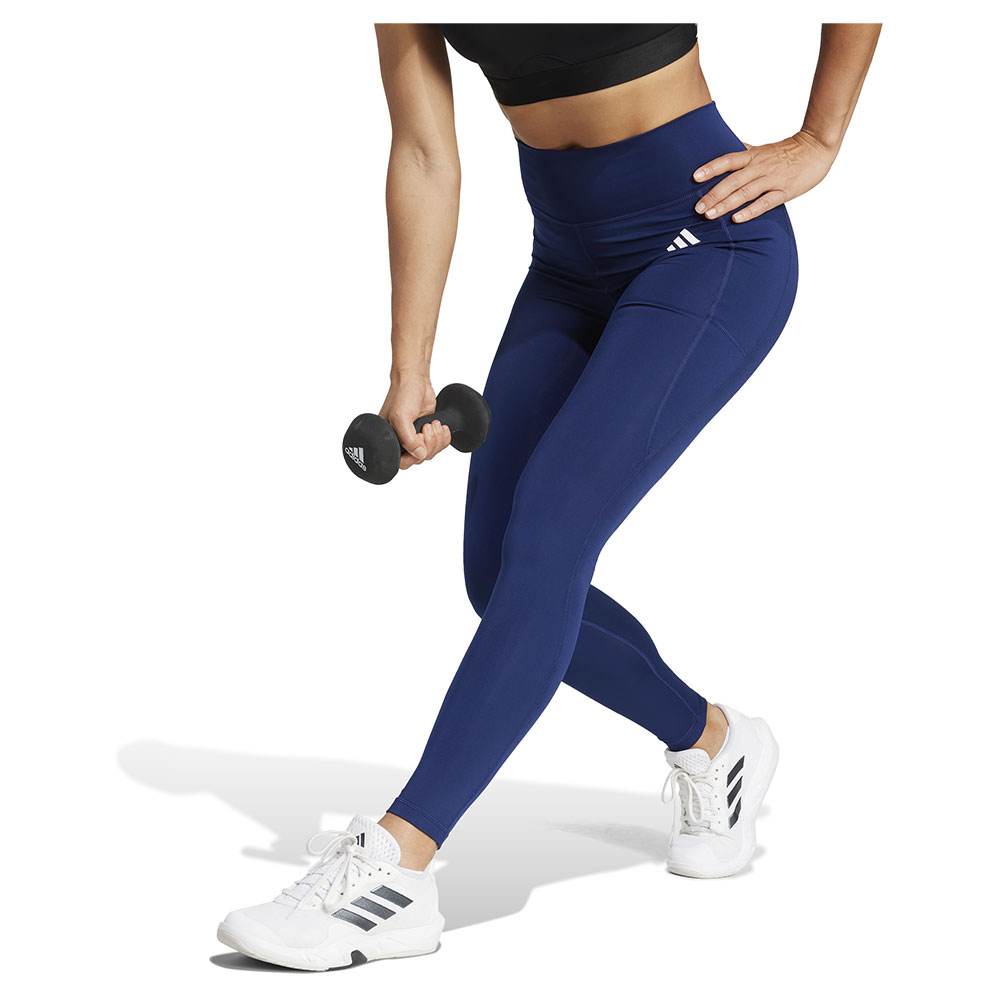 Adidas Optime Essentials Stash Pocket Full Length Leggings Blau S / Regular Frau Adidas Optime Essentials Stash Pocket Full Length Leggings Blau S / Regular Frau von Adidas