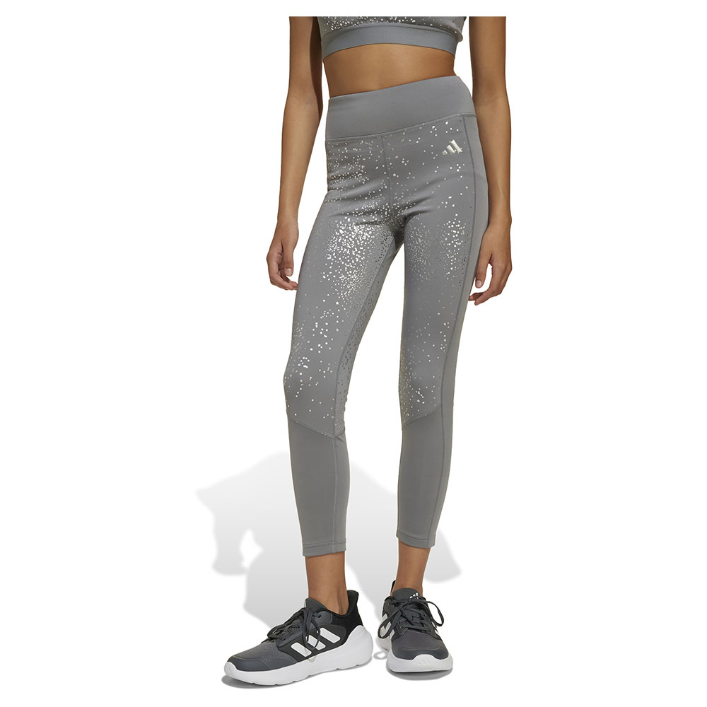 Adidas Optime Glam 7/8 Leggings Grau 14-15 Years Junge von Adidas