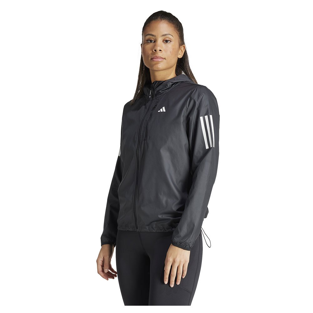 Adidas Own The Run Base Jacket Schwarz XL Frau von Adidas