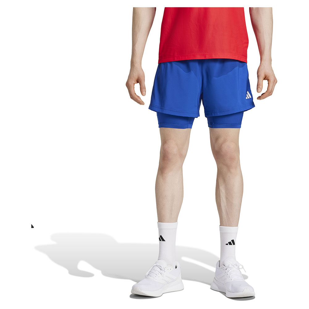 Adidas Own The Run Climacool 2in1 Shorts Blau M Mann von Adidas