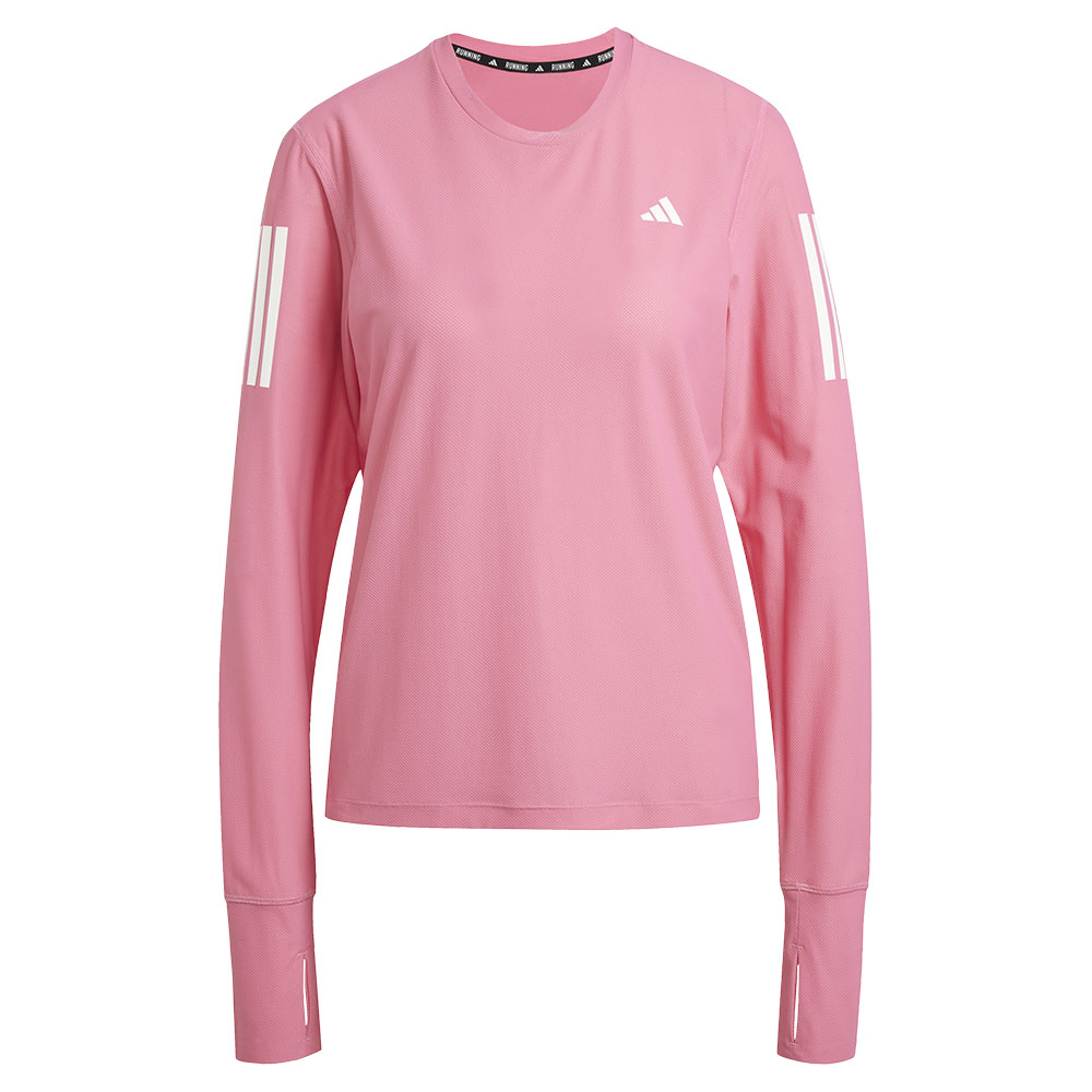 Adidas Own The Run Long Sleeve T-shirt Rosa M Frau von Adidas