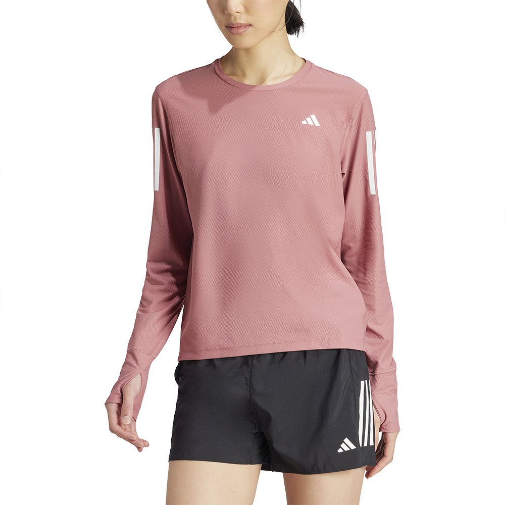 Adidas Own The Run Long Sleeve T-shirt Rosa XS Frau von Adidas
