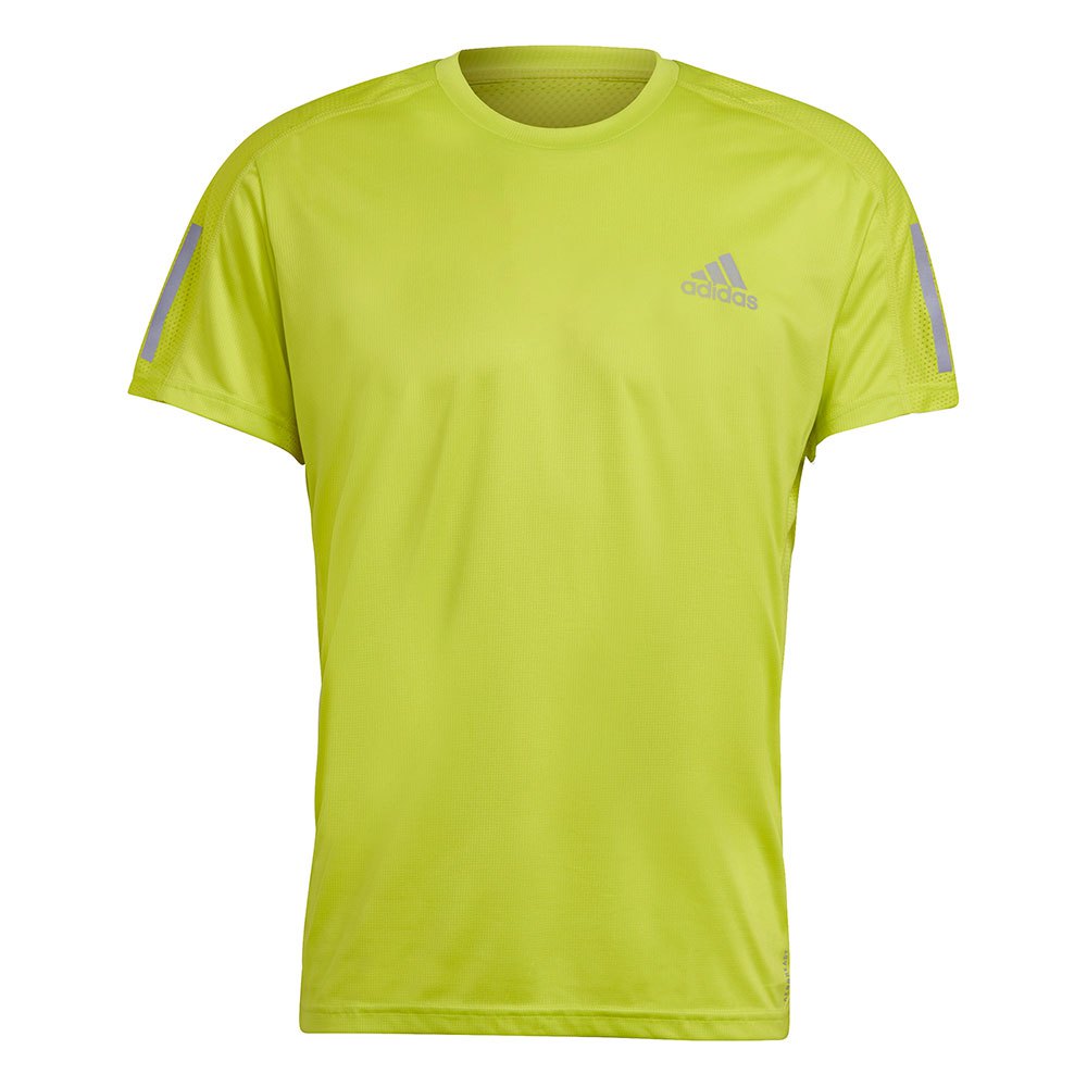 Adidas Own The Run Short Sleeve T-shirt Gelb S Mann von Adidas