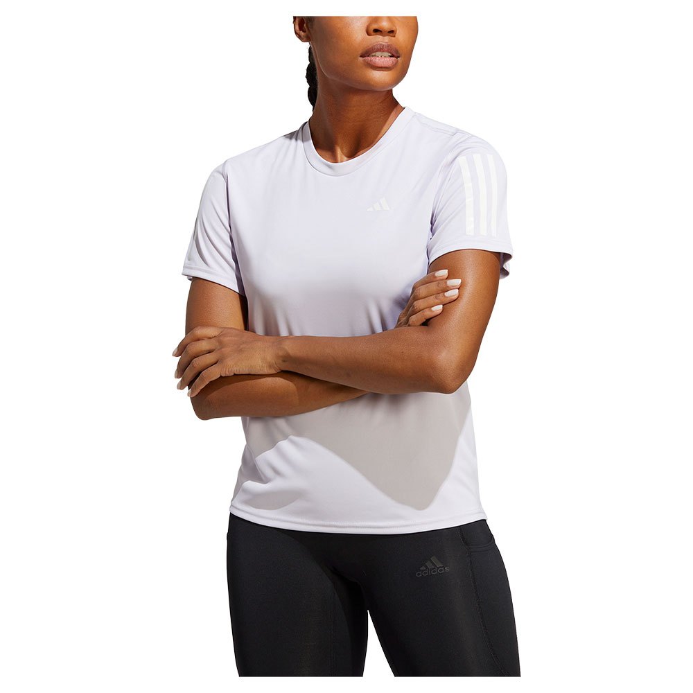 Adidas Own The Run Short Sleeve T-shirt Weiß L Frau von Adidas