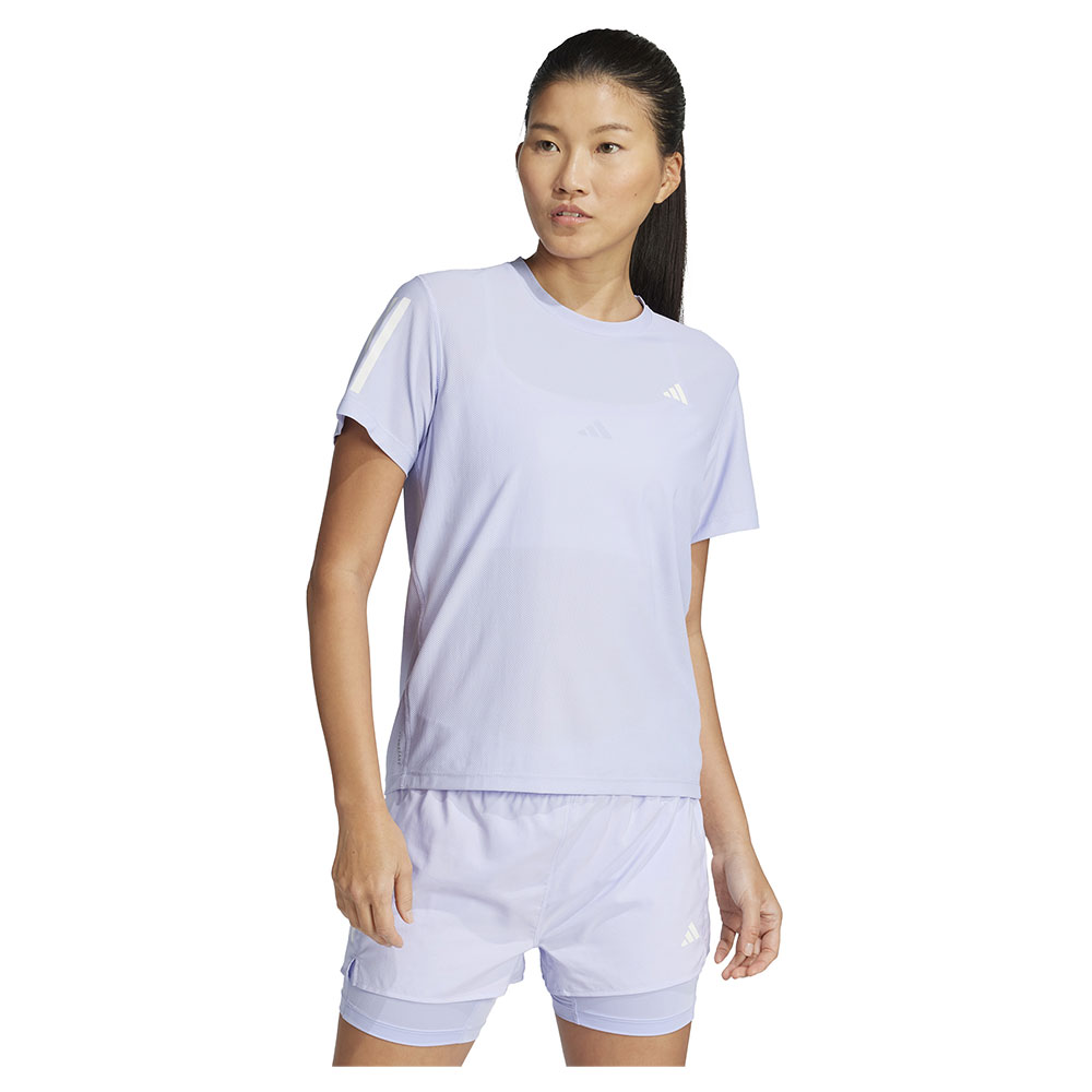 Adidas Own The Run Short Sleeve T-shirt Lila XS Frau Adidas Own The Run Short Sleeve T-shirt Lila XS Frau von Adidas