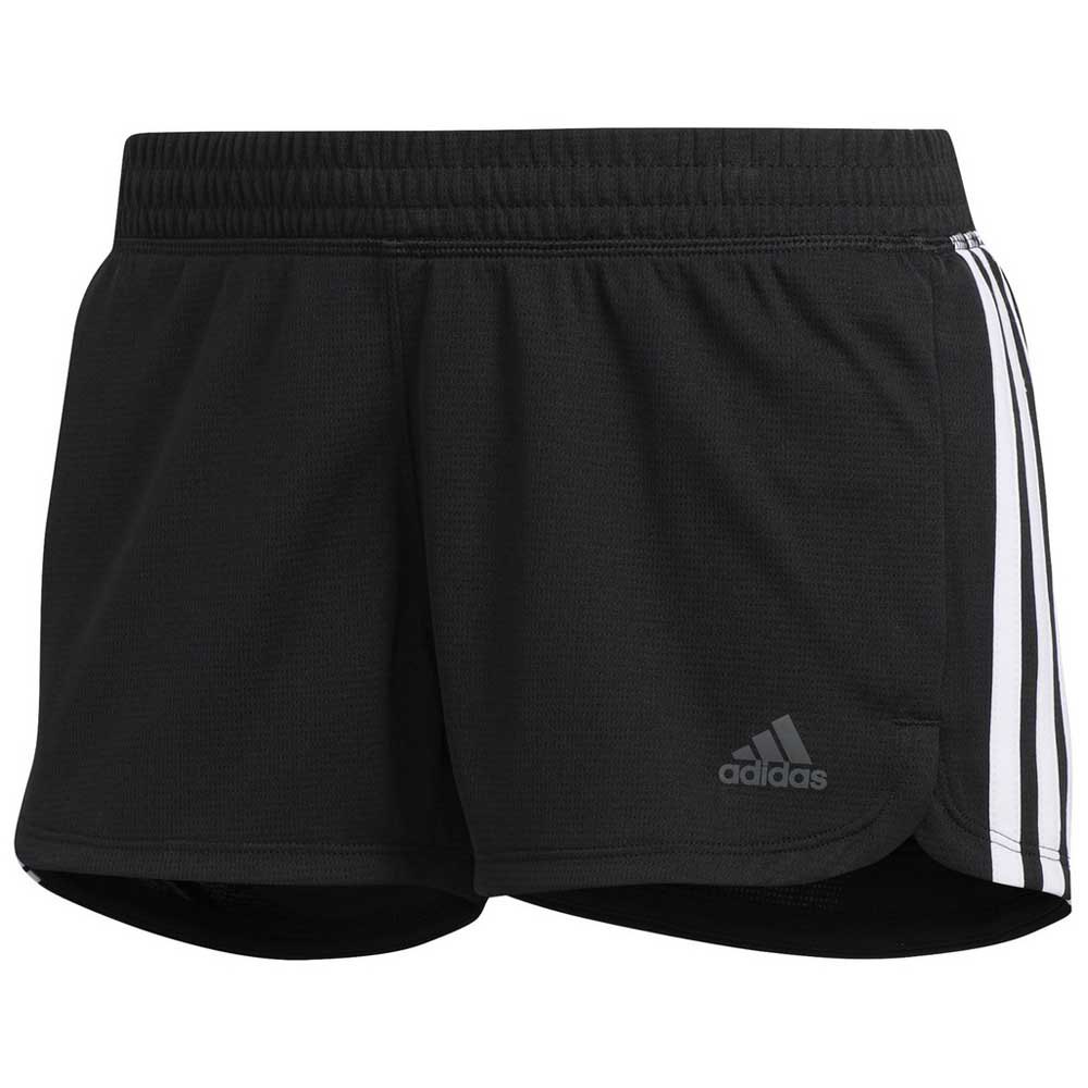 Adidas Pacer 3 Stripes 3´´ Shorts Schwarz L Frau von Adidas