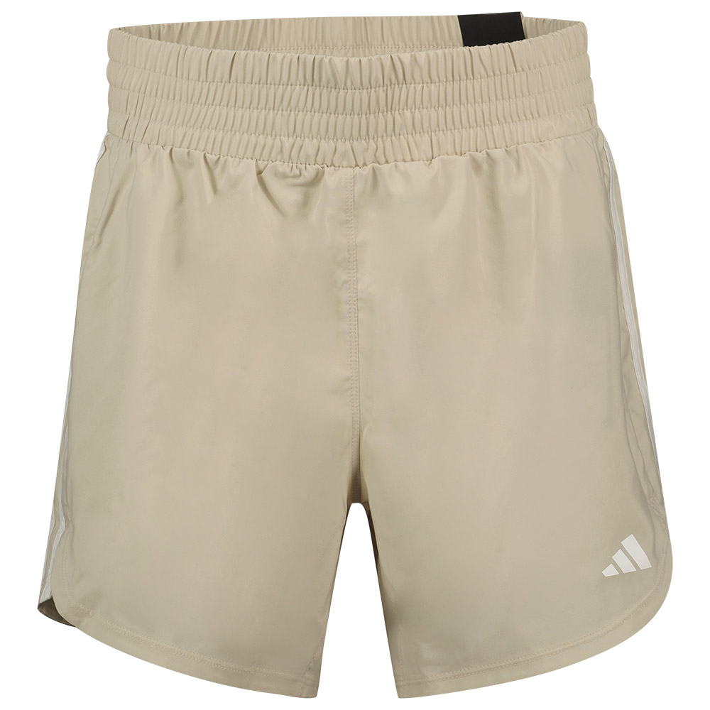 Adidas Pacer Training 3 Stripes Woven High Rise 5´´ Shorts Beige XS Frau Adidas Pacer Training 3 Stripes Woven High Rise 5´´ Shorts Beige XS Frau von Adidas