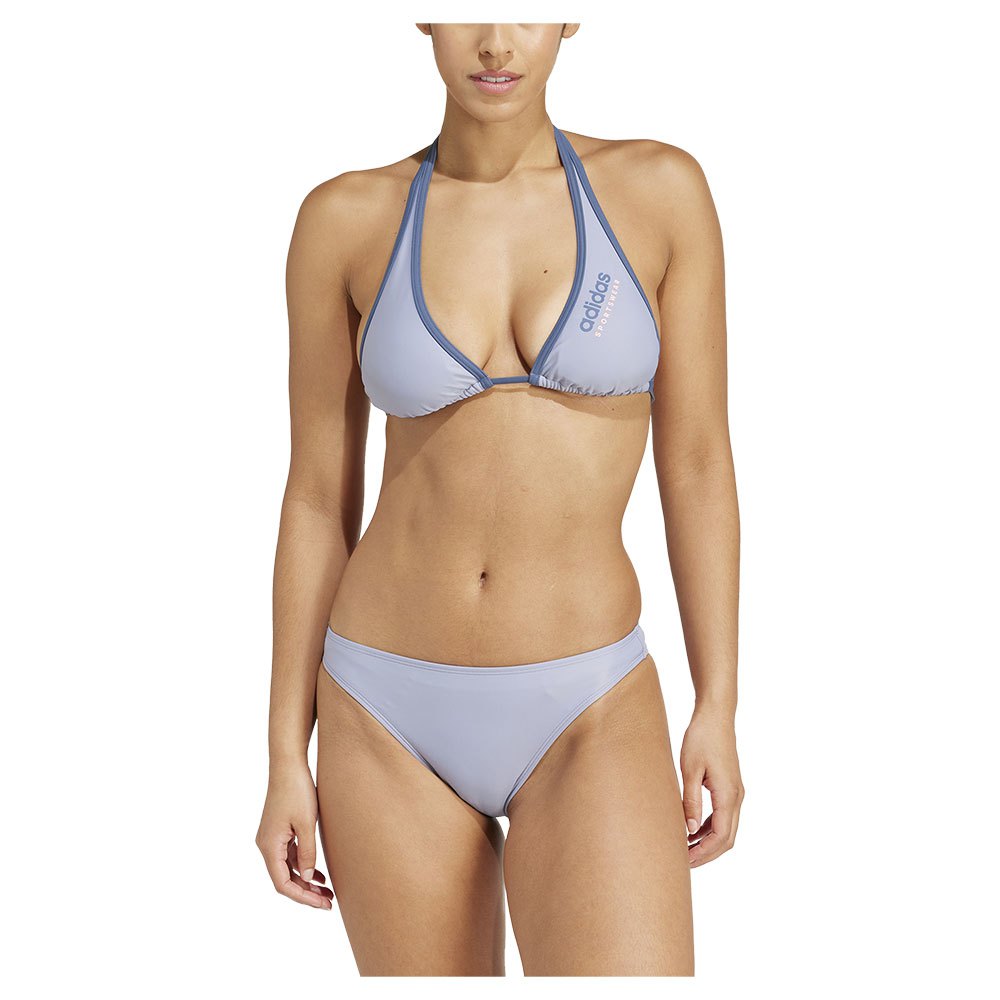 Adidas Padded Sportswear Neckholder Bikini Blau M Frau von Adidas