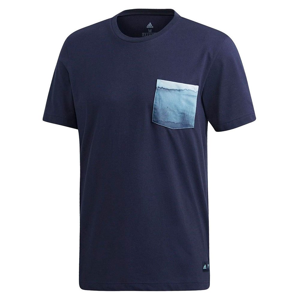 Adidas Parley Pocket Short Sleeve T-shirt Blau S Mann Adidas Parley Pocket Short Sleeve T-shirt Blau S Mann von Adidas