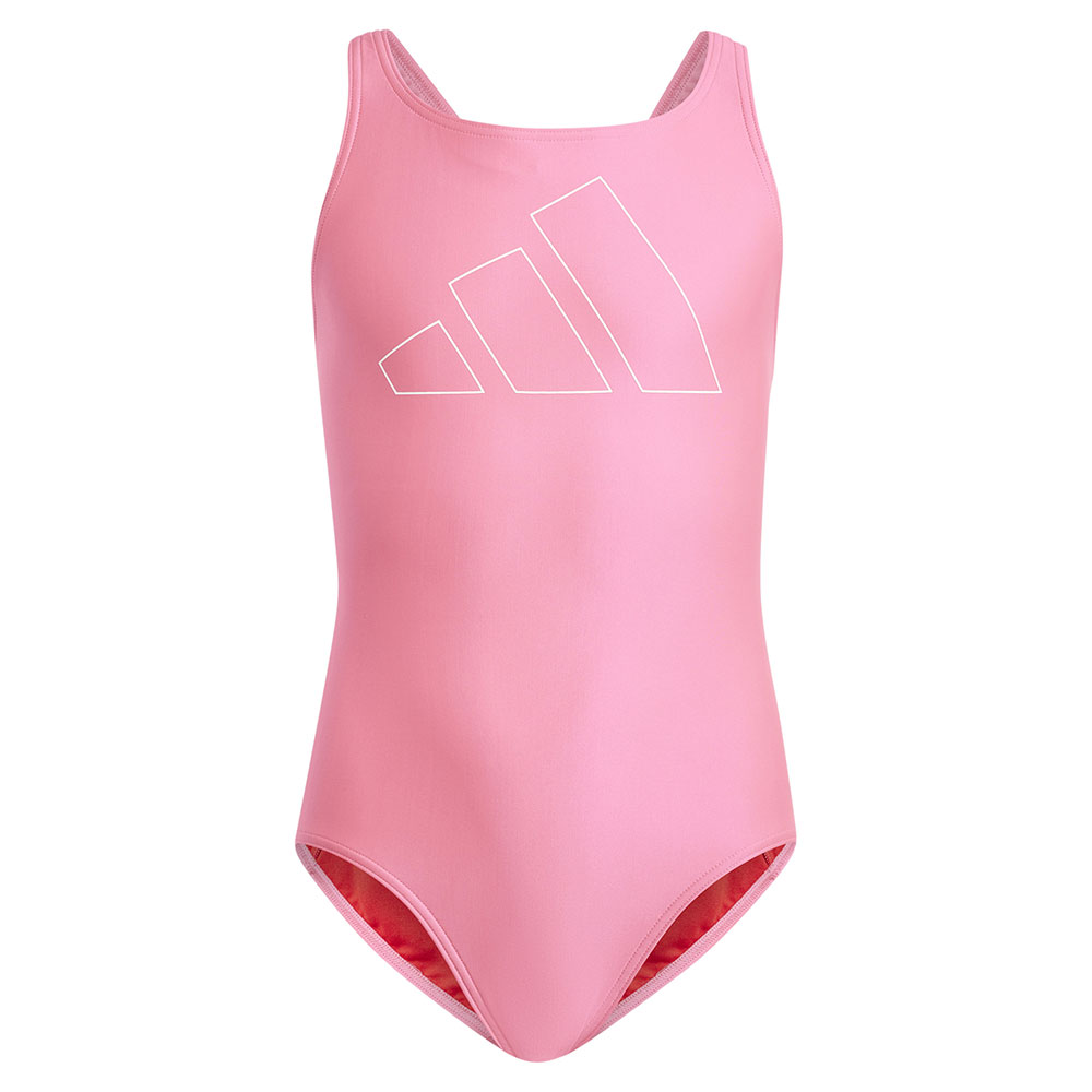 Adidas Performance Big Bars Swimsuit Rosa 9-10 Years Mädchen Adidas Performance Big Bars Swimsuit Rosa 9-10 Years Mädchen von Adidas