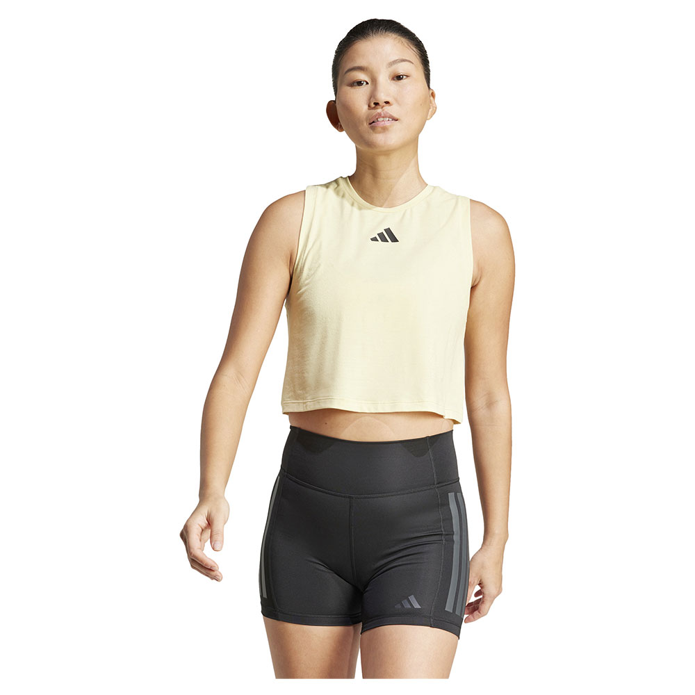 Adidas Power 3 Stripes Boxy Sleeveless T-shirt Gelb L Frau Adidas Power 3 Stripes Boxy Sleeveless T-shirt Gelb L Frau von Adidas