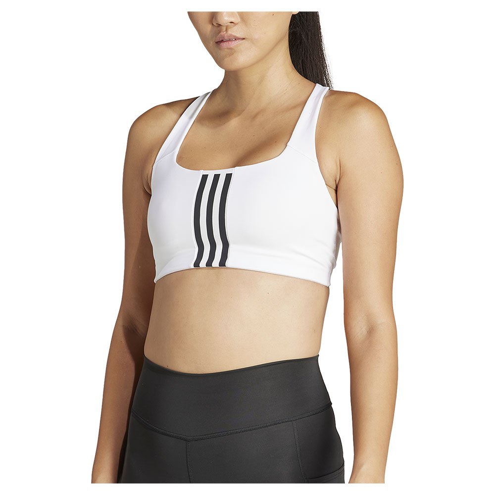 Adidas Powerimpact 3 Stripes Medium Impact Sports Bra Weiß S / AB Frau Adidas Powerimpact 3 Stripes Medium Impact Sports Bra Weiß S / AB Frau von Adidas