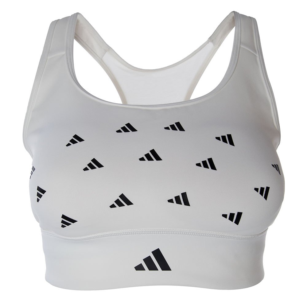 Adidas Powerreact Medium Sports Bra Weiß XL / DD Frau von Adidas