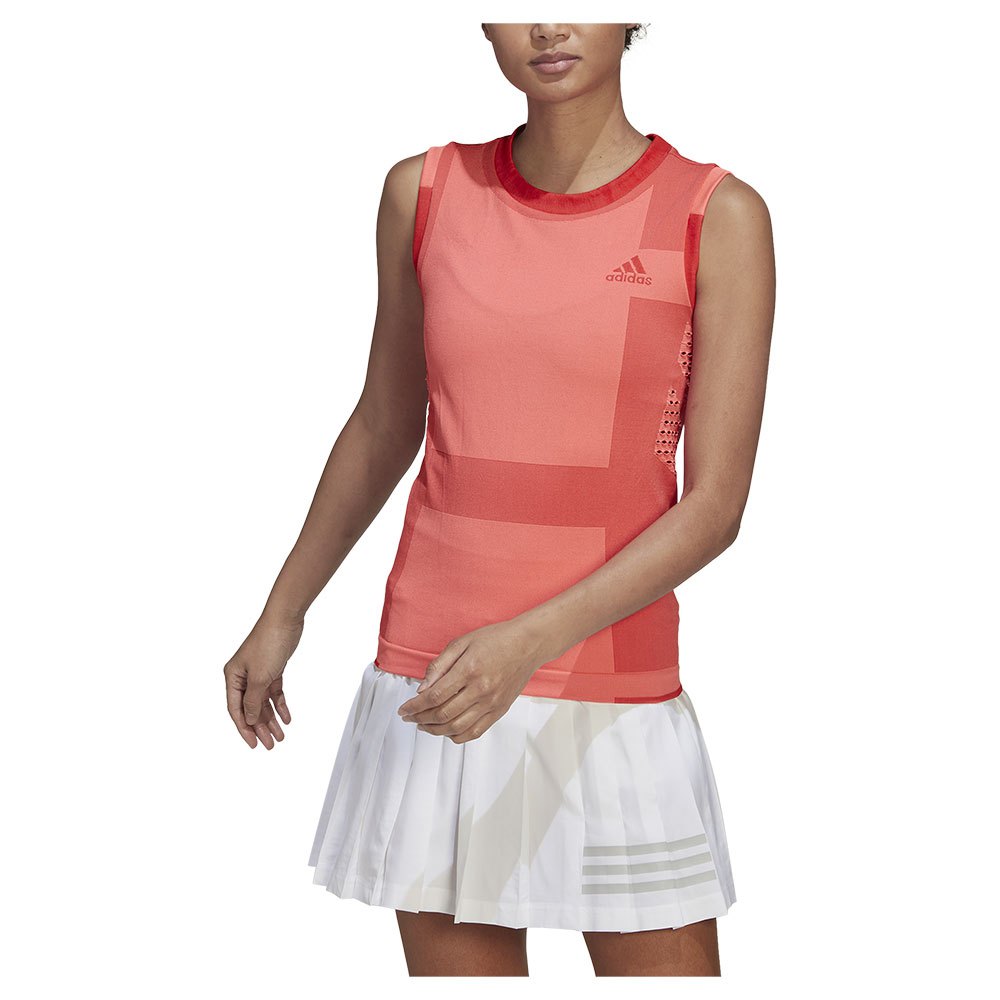 Adidas Premium Sleeveless T-shirt Rot XS Frau Adidas Premium Sleeveless T-shirt Rot XS Frau von Adidas