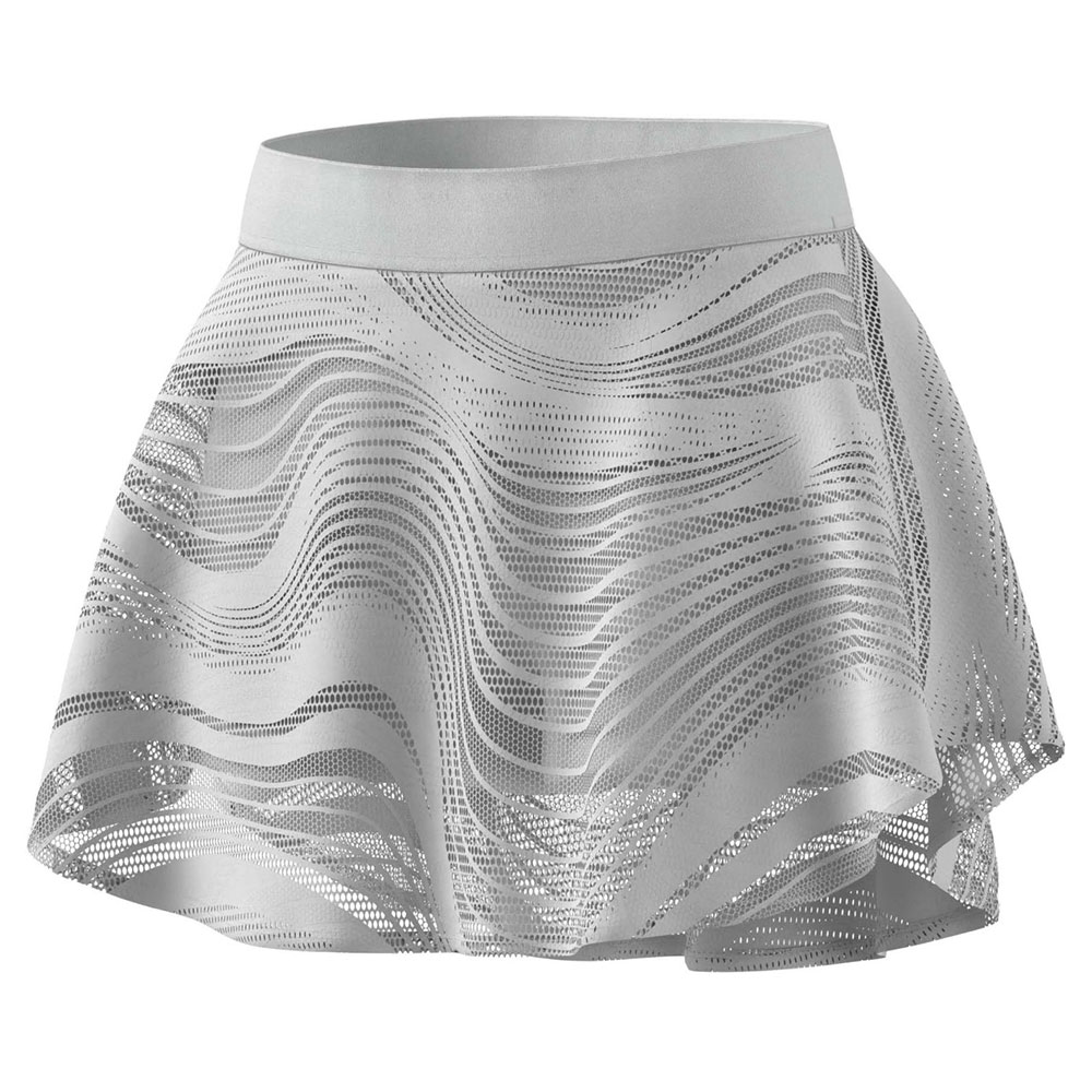 Adidas Pro Print Skirt Grau XS Frau von Adidas