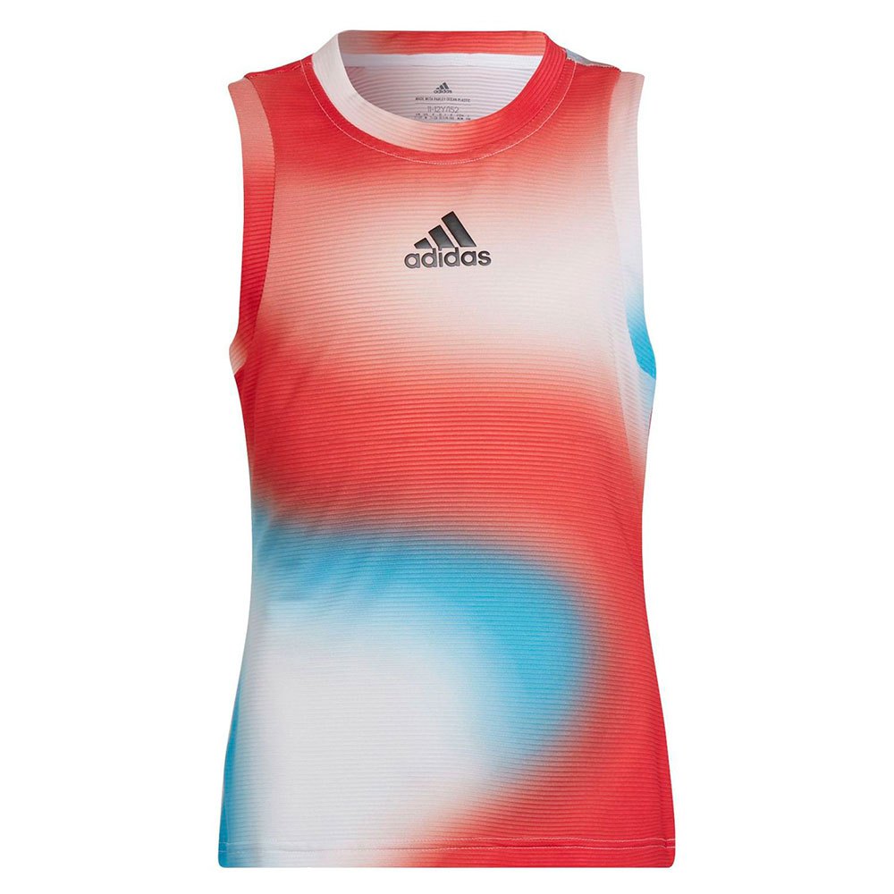 Adidas Q1 Pb Sleeveless T-shirt Rot 7-8 Years Junge von Adidas