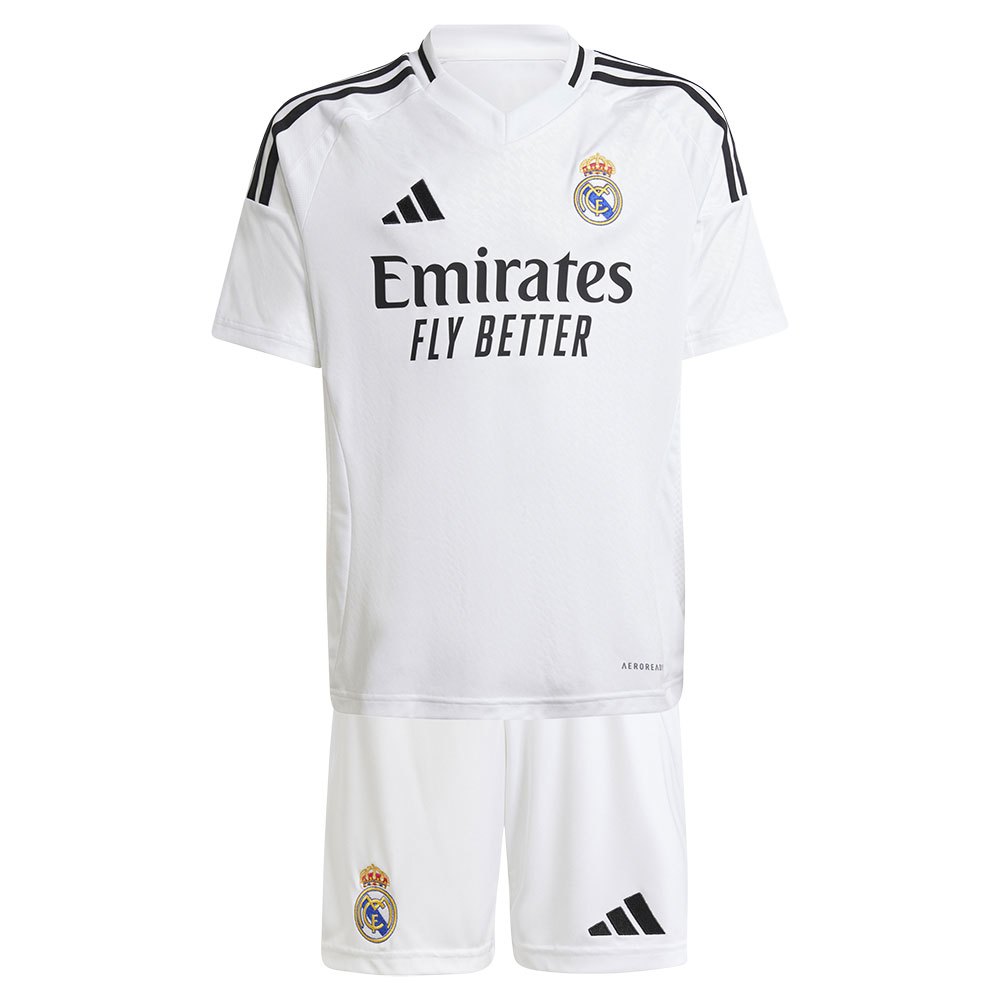 Adidas Real Madrid 24/25 Home Junior Set Weiß 11-12 Years von Adidas