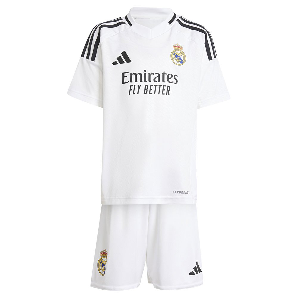 Adidas Real Madrid 24/25 Home Junior Set Weiß 24 Months-3 Years von Adidas