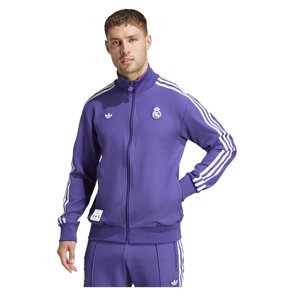 Adidas Real Madrid Terrace Icons Tracksuit Jacket Lila XL Adidas Real Madrid Terrace Icons Tracksuit Jacket Lila XL von Adidas