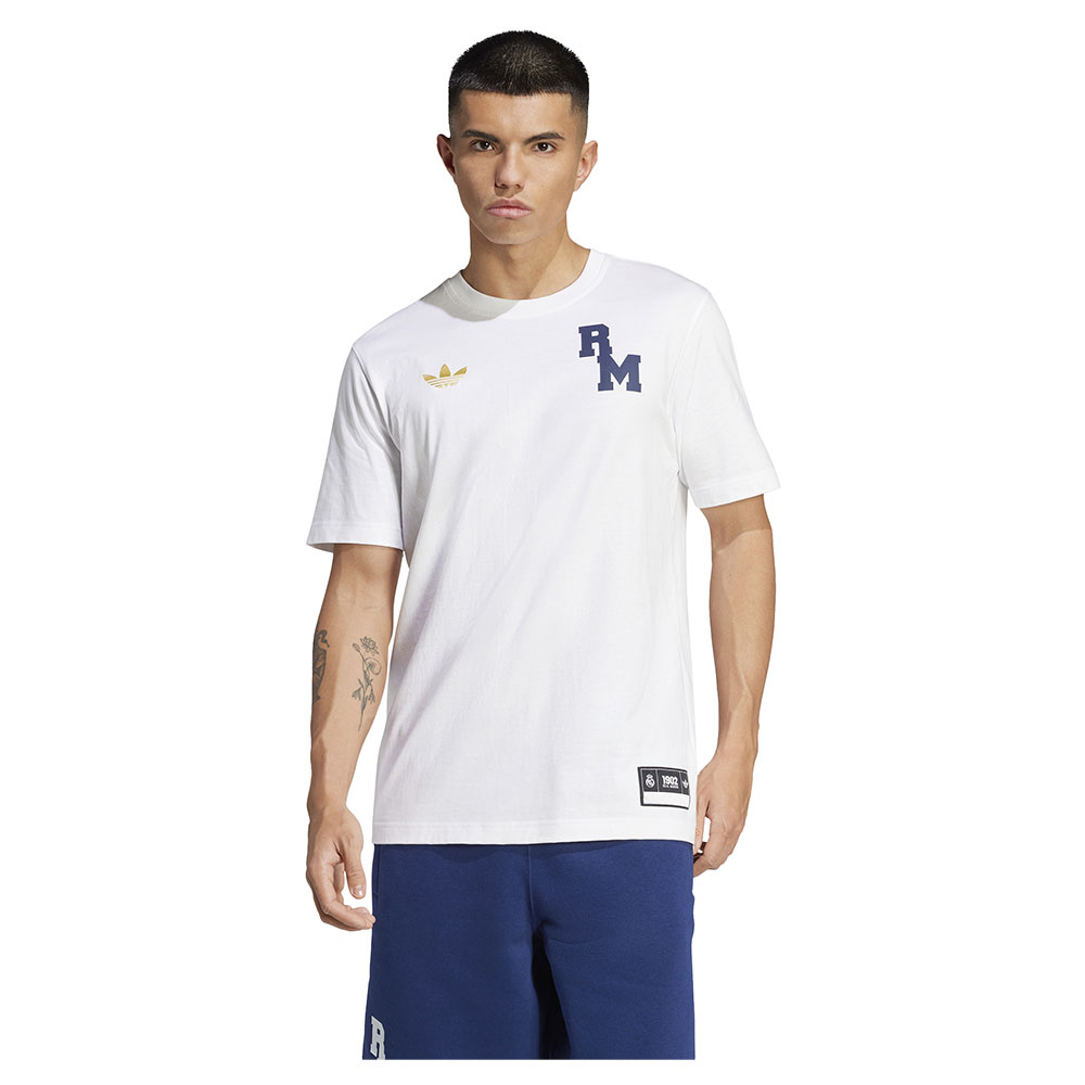 Adidas Real Madrid Vrct Short Sleeve T-shirt Weiß S von Adidas