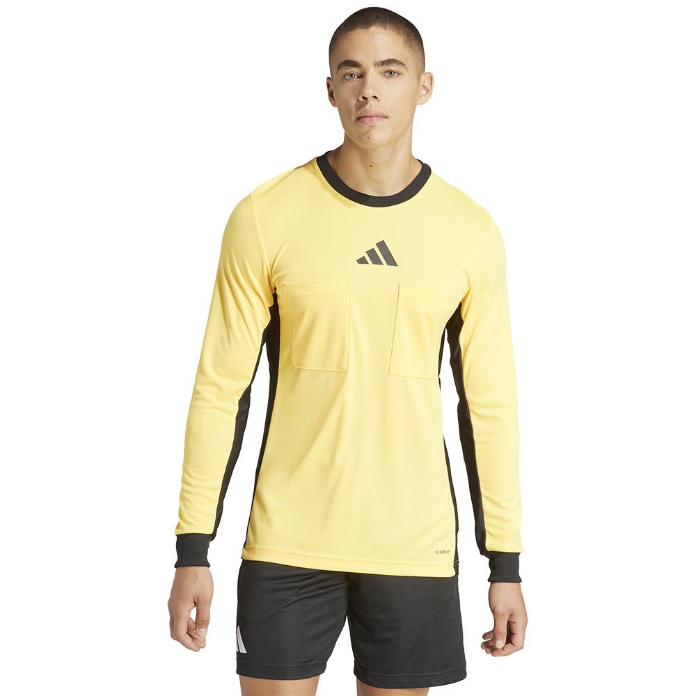 Adidas Referee 24 Long Sleeve T-shirt Gelb S Mann von Adidas