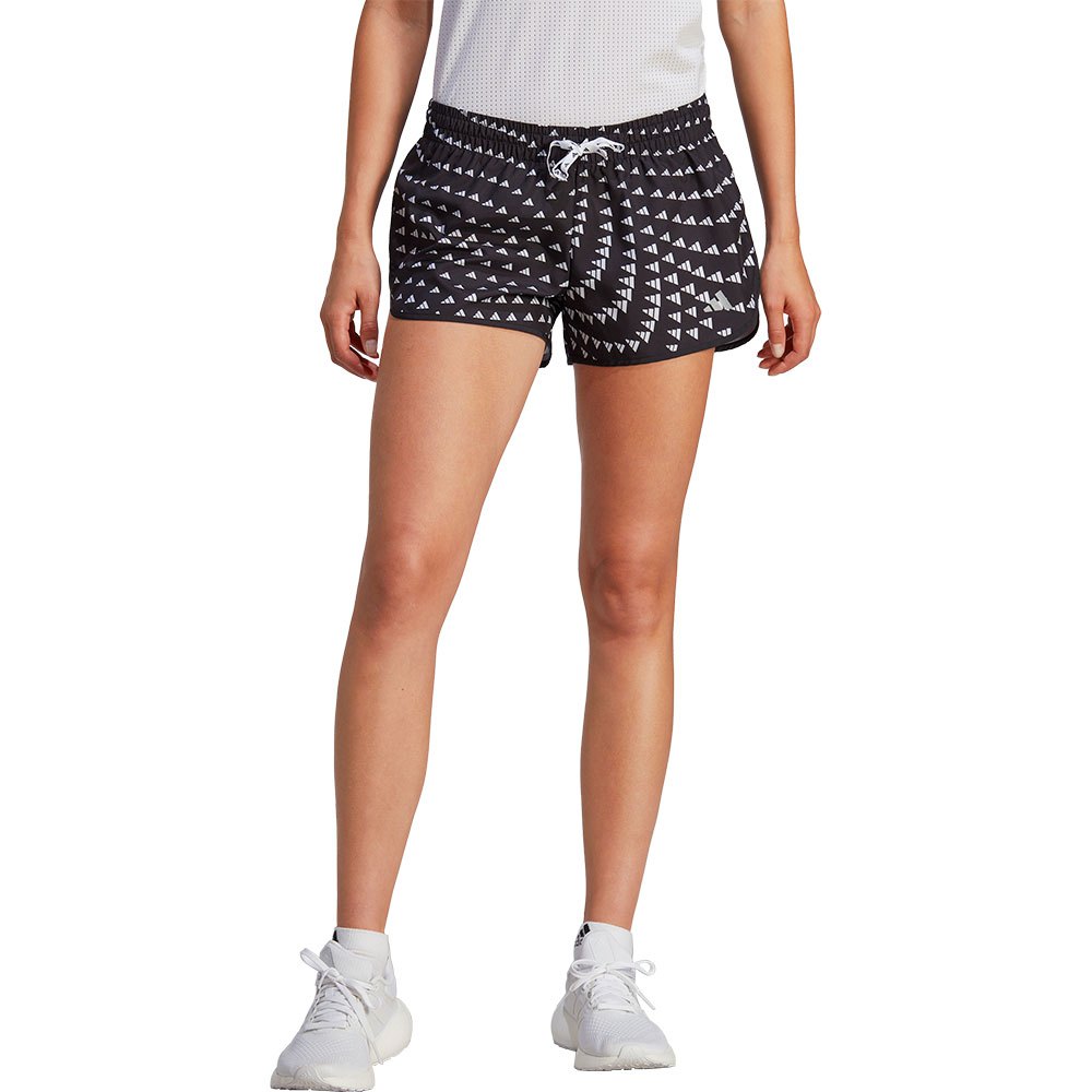 Adidas Run Bl 3´´ Shorts Schwarz S Frau von Adidas