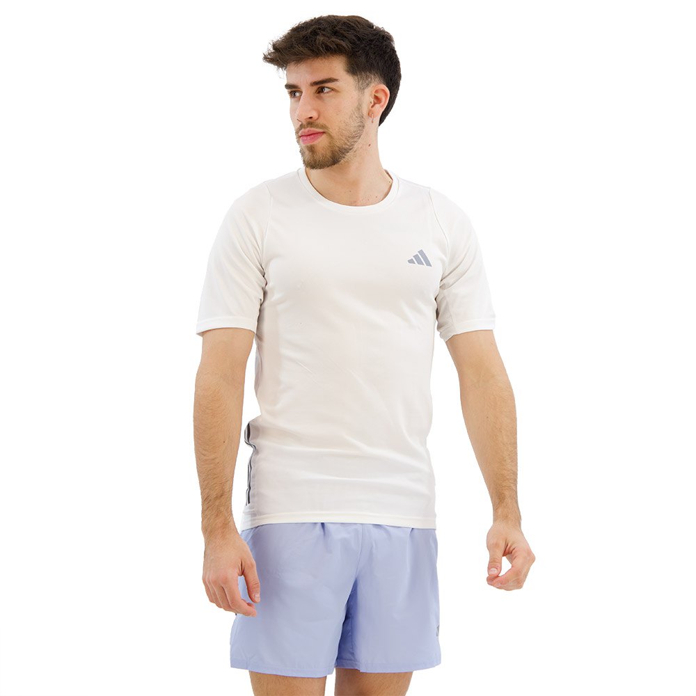 Adidas Run Icons 3 Stripes Short Sleeve T-shirt Weiß 2XL Mann Adidas Run Icons 3 Stripes Short Sleeve T-shirt Weiß 2XL Mann von Adidas