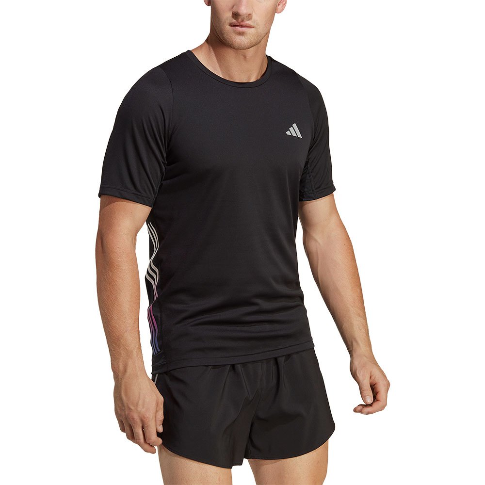 Adidas Run Icons 3s Short Sleeve T-shirt Schwarz M Mann Adidas Run Icons 3s Short Sleeve T-shirt Schwarz M Mann von Adidas