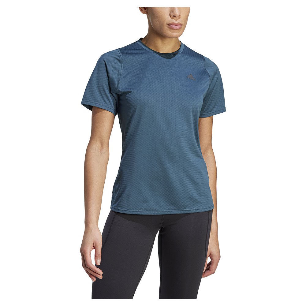 Adidas Run Icons Short Sleeve T-shirt Blau XS Frau Adidas Run Icons Short Sleeve T-shirt Blau XS Frau von Adidas