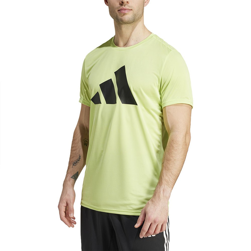 Adidas Run It Short Sleeve T-shirt Gelb L Mann von Adidas