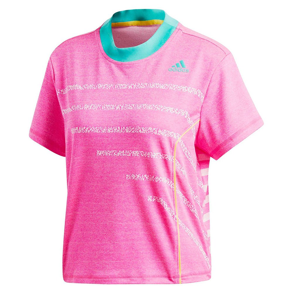 Adidas Seasonal Short Sleeve T-shirt Rosa M Frau Adidas Seasonal Short Sleeve T-shirt Rosa M Frau von Adidas