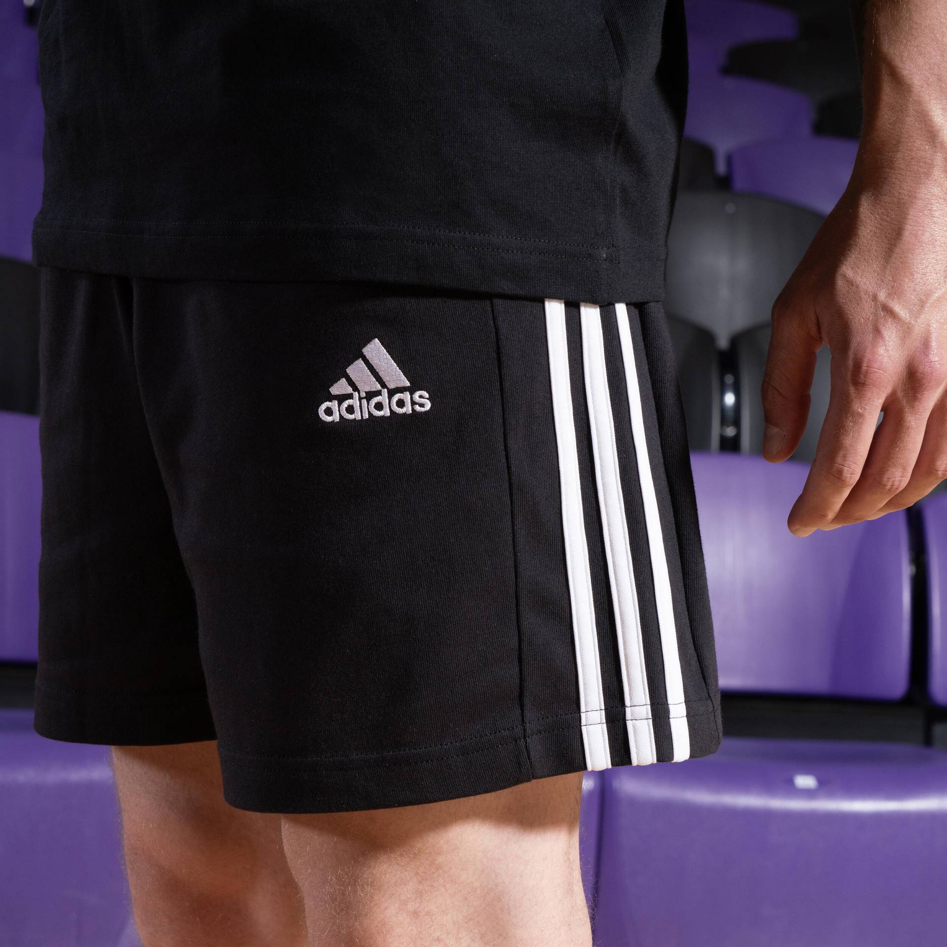 Adidas Shorts Herren - 3S schwarz von Adidas