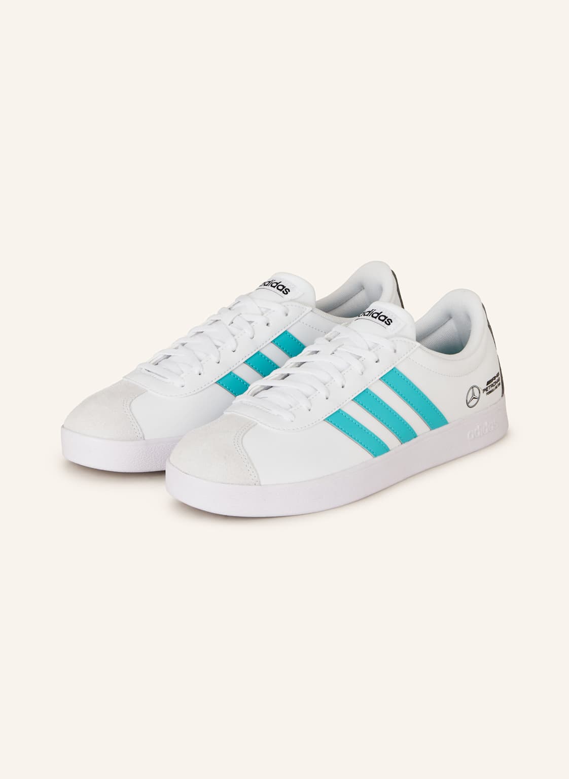 Adidas Sneaker Mercedes - Amg Petronas Formula One Team Vl Court weiss Adidas Sneaker Mercedes - Amg Petronas Formula One Team Vl Court weiss von Adidas