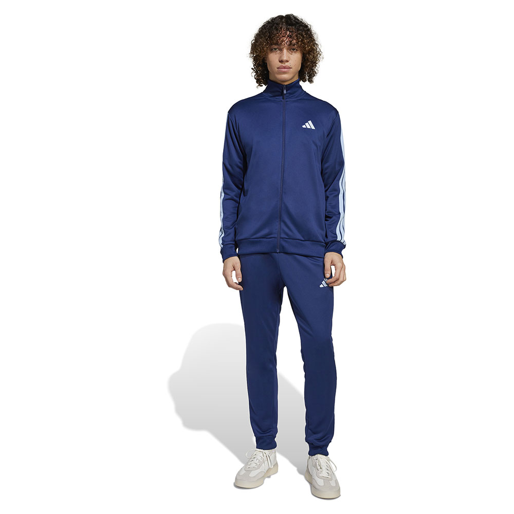 Adidas Sportswear Basic 3 Stripes French Terry Tracksuit Blau L Mann Adidas Sportswear Basic 3 Stripes French Terry Tracksuit Blau L Mann von Adidas
