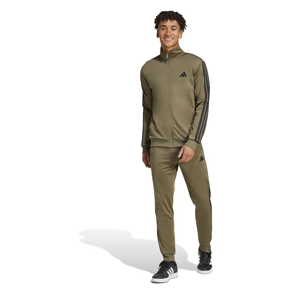 Adidas Sportswear Basic 3 Stripes Tricot Tracksuit Grün M / Regular Mann Adidas Sportswear Basic 3 Stripes Tricot Tracksuit Grün M / Regular Mann von Adidas